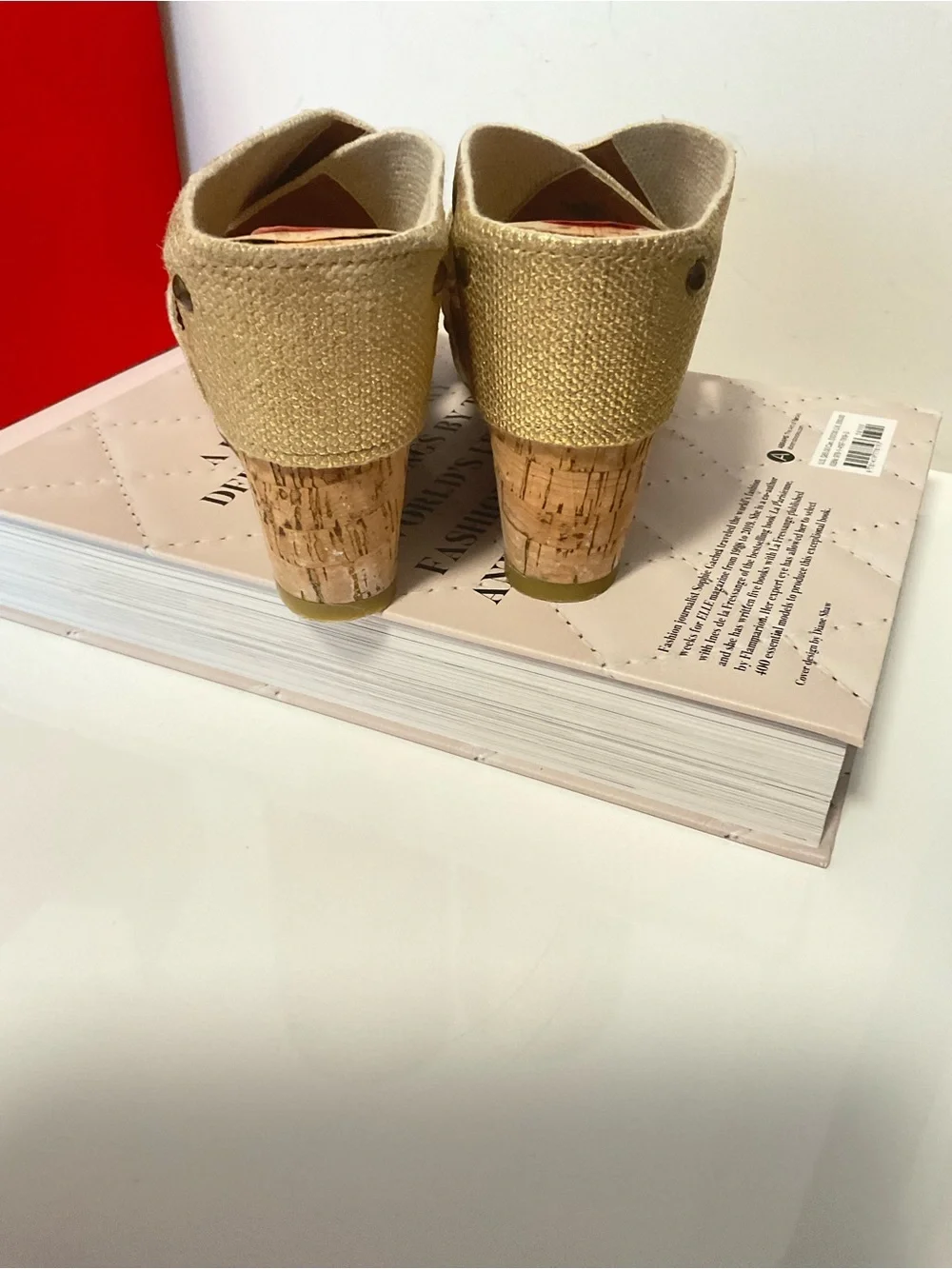 Lucky Brand Wedge Sandals with Cork Platform in Natural Gold